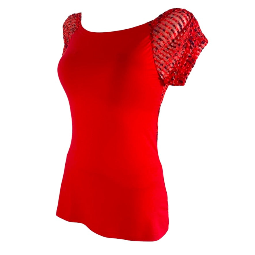 Tanzshirt Tangoshirt  - ein Unikat in Gr. M