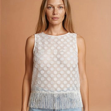 Tango top dance top - a unique piece in size S