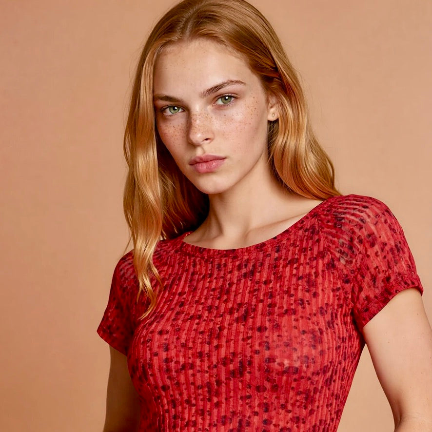 Tanzshirt Tangoshirt  - ein Unikat in Gr. L