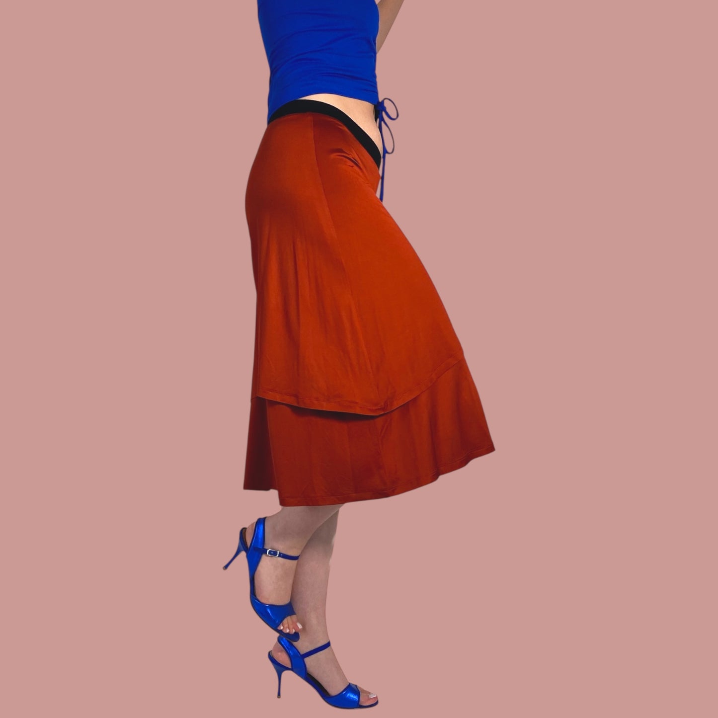 Tanzhose - LIMITIERTE TANGOHOSE in BURNED ORANGE