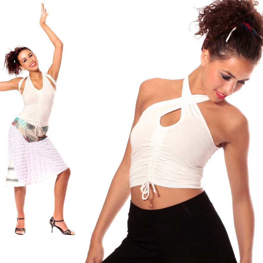 Tango top dance top - a unique piece in size M