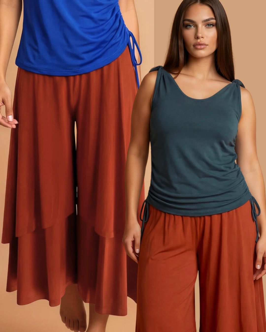 Tanzhose - LIMITIERTE TANGOHOSE in BURNED ORANGE