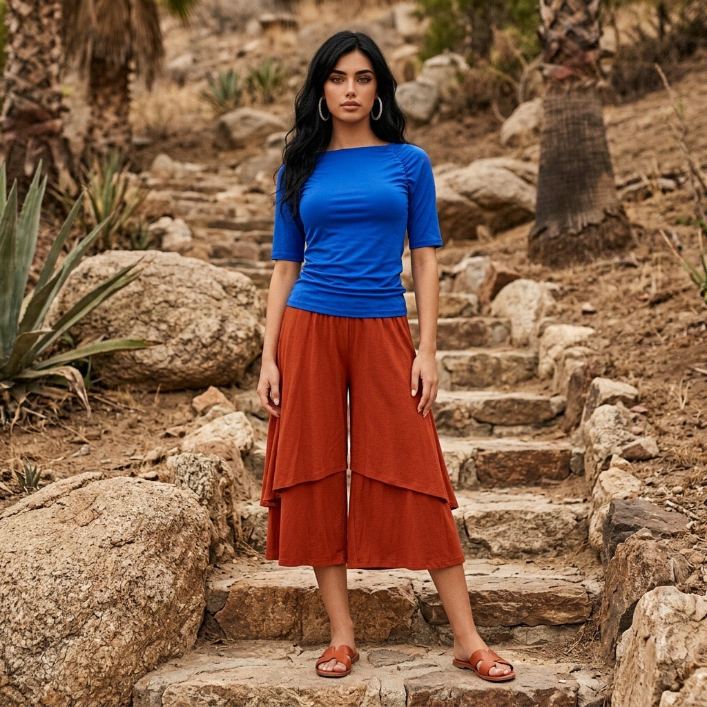 Pantalón de baile y tango Lisboa - Cómodo como pantalón, femenino como falda, limitado como nada más - ahora también en talla XL