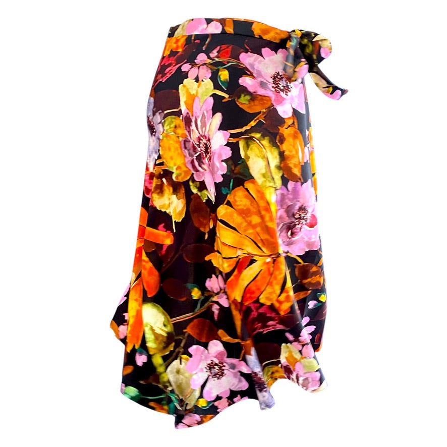 Tango skirt, wrap skirt, dance skirt - a unique piece in sizes XS / S / M