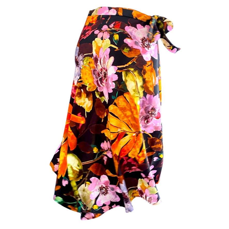 Tango skirt, wrap skirt, dance skirt - a unique piece in sizes XS / S / M