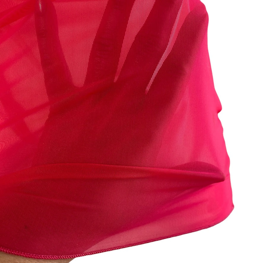 Falda de tango, falda de baile - una pieza única en talla S - Candy-Mesh sobre viscosa color crema