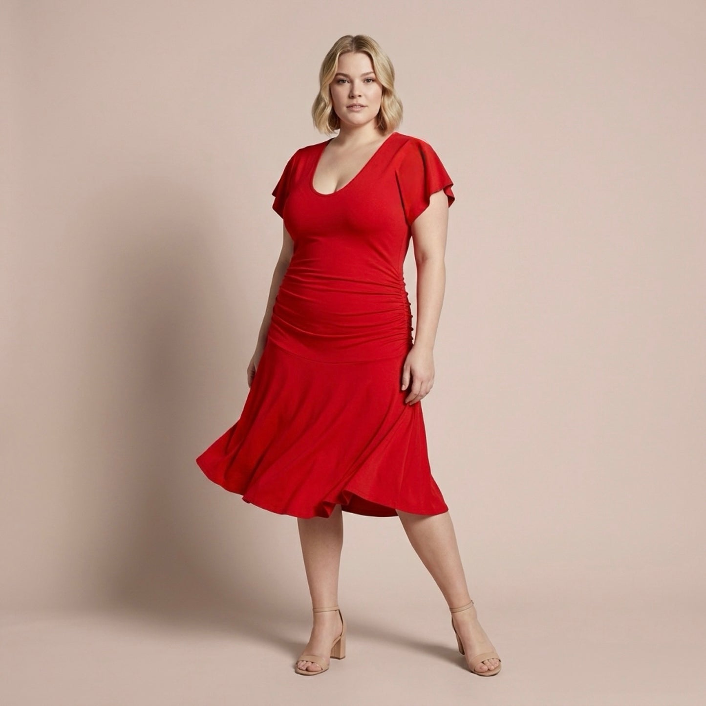 Vestido de baile y vestido de tango Tierra del Fuego - Póntelo, brilla, atrae todas las miradas - ahora también en talla XL