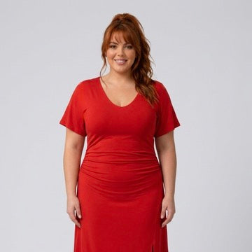 Vestido de baile y vestido de tango Tierra del Fuego - Póntelo, brilla, atrae todas las miradas - ahora también en talla XL