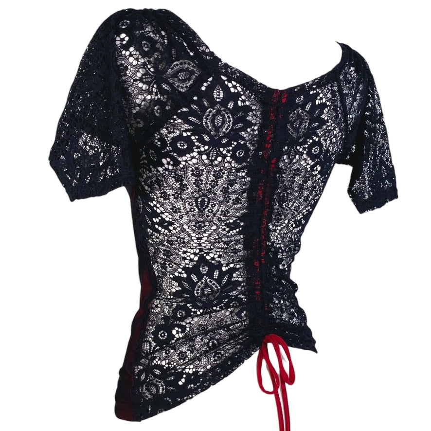 Dance shirt, tango shirt - a unique item in size S
