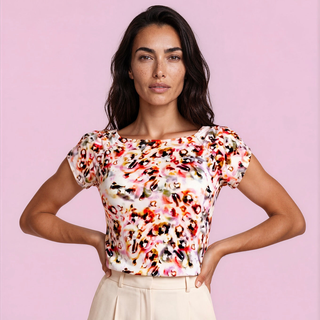 Camiseta de baile, camiseta de tango - una pieza única en talla L - PECARO Confetti