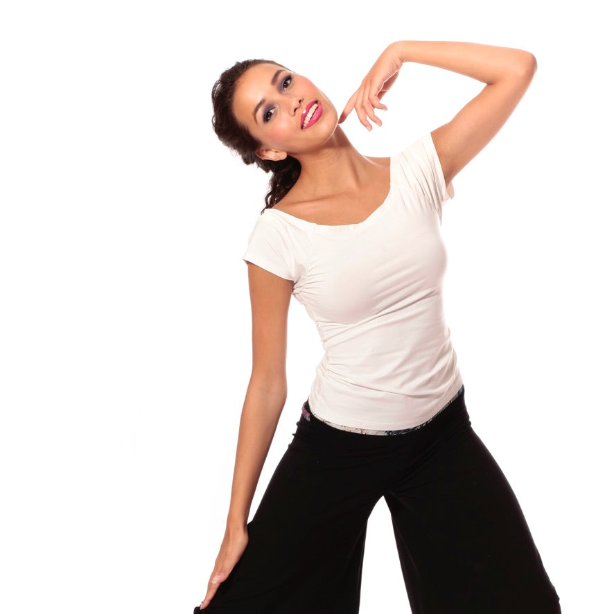 Dance shirt, tango shirt - a unique piece in size M