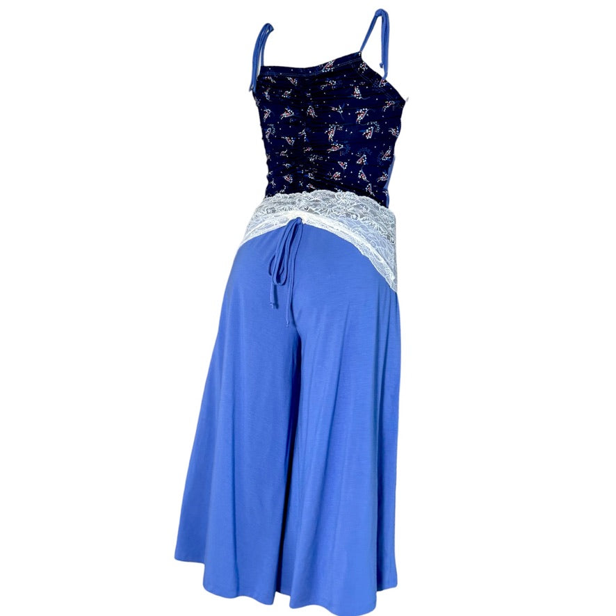 Tangohose Tanzhose - Tanzculotte in Himelblau - LIMITIERTE STÜCKZAHL