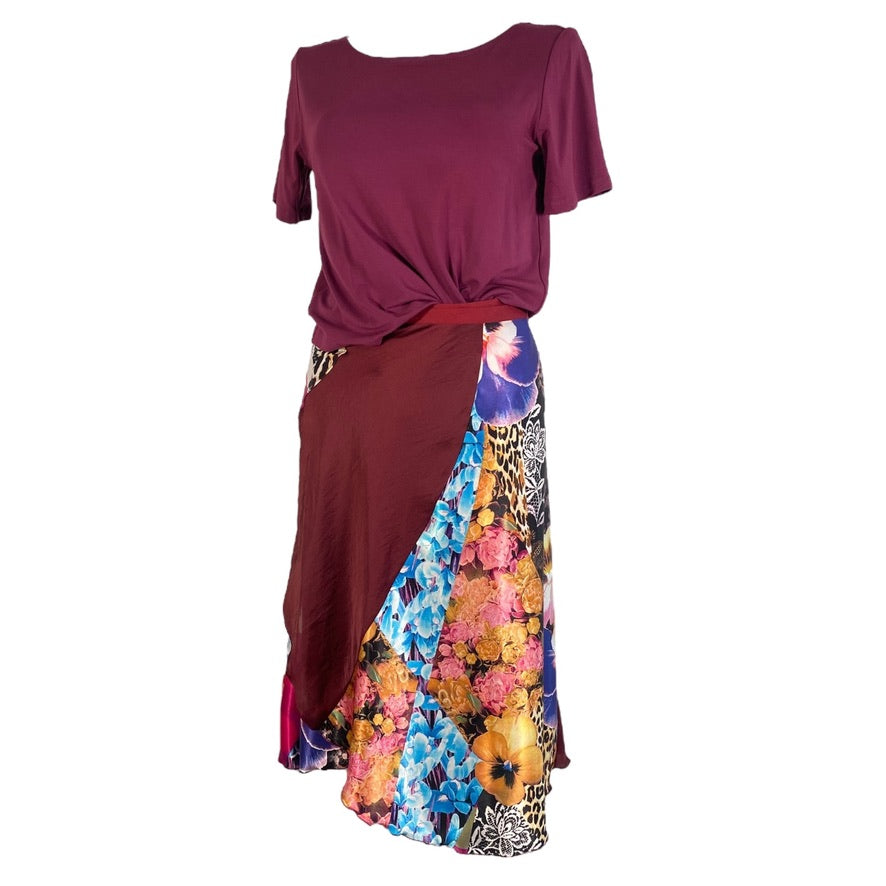 Tango skirt, wrap skirt, dance skirt - a unique piece in sizes XS / S / M