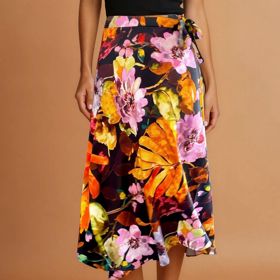 Tango skirt, wrap skirt, dance skirt - a unique piece in sizes XS / S / M