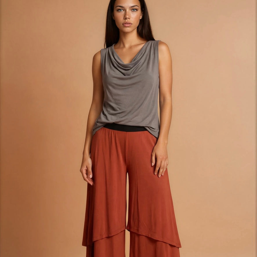Pantalón de baile y tango Lisboa - Cómodo como pantalón, femenino como falda, limitado como nada más - ahora también en talla XL