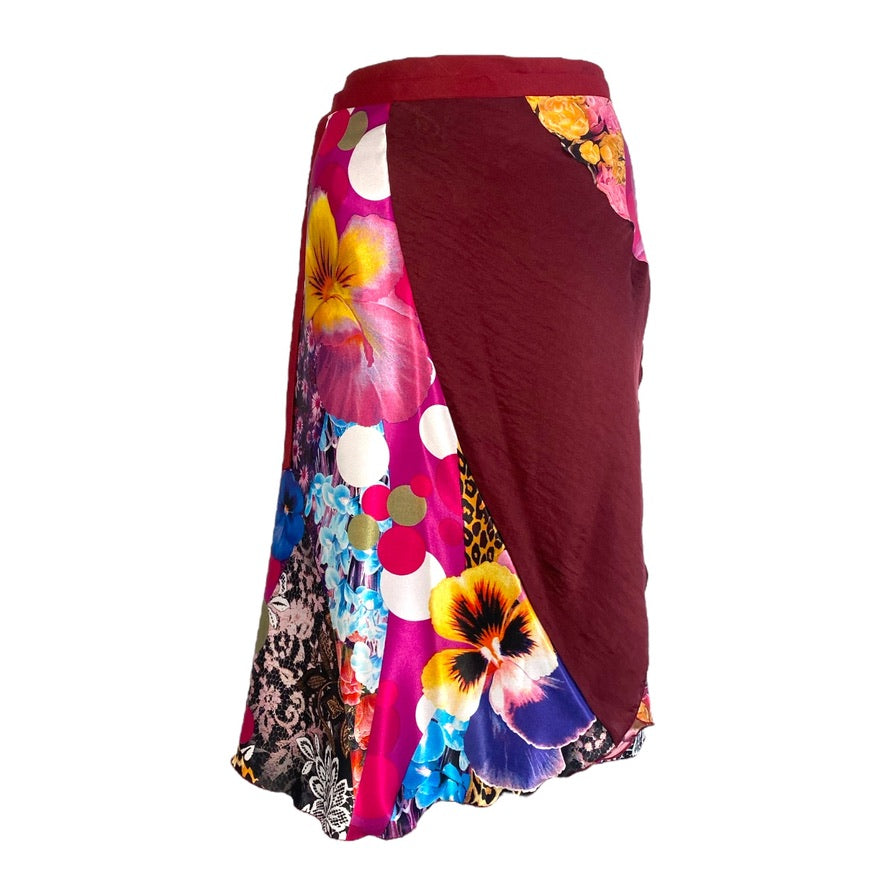Tango skirt, wrap skirt, dance skirt - a unique piece in sizes XS / S / M