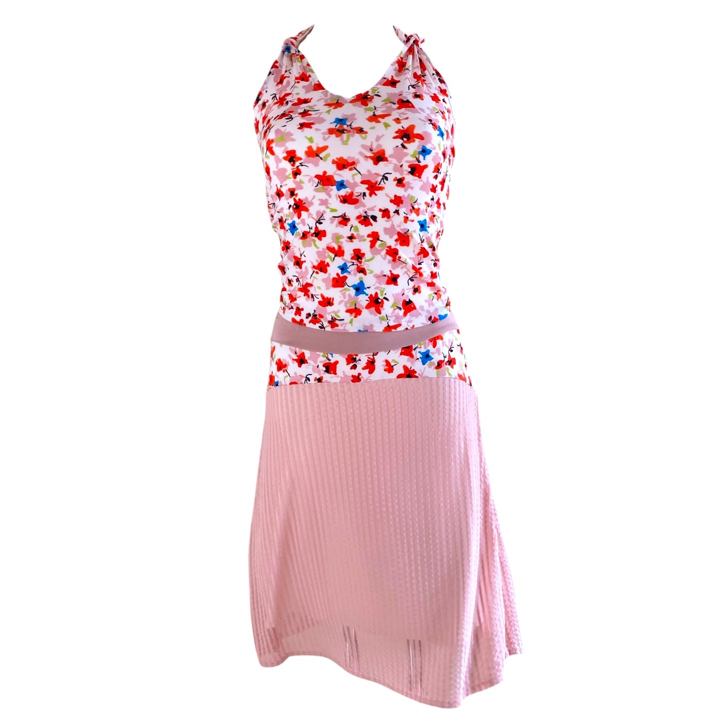 Tangotop Tanztop  - ein Unikat in Gr. XS - Streublumen auf Creme