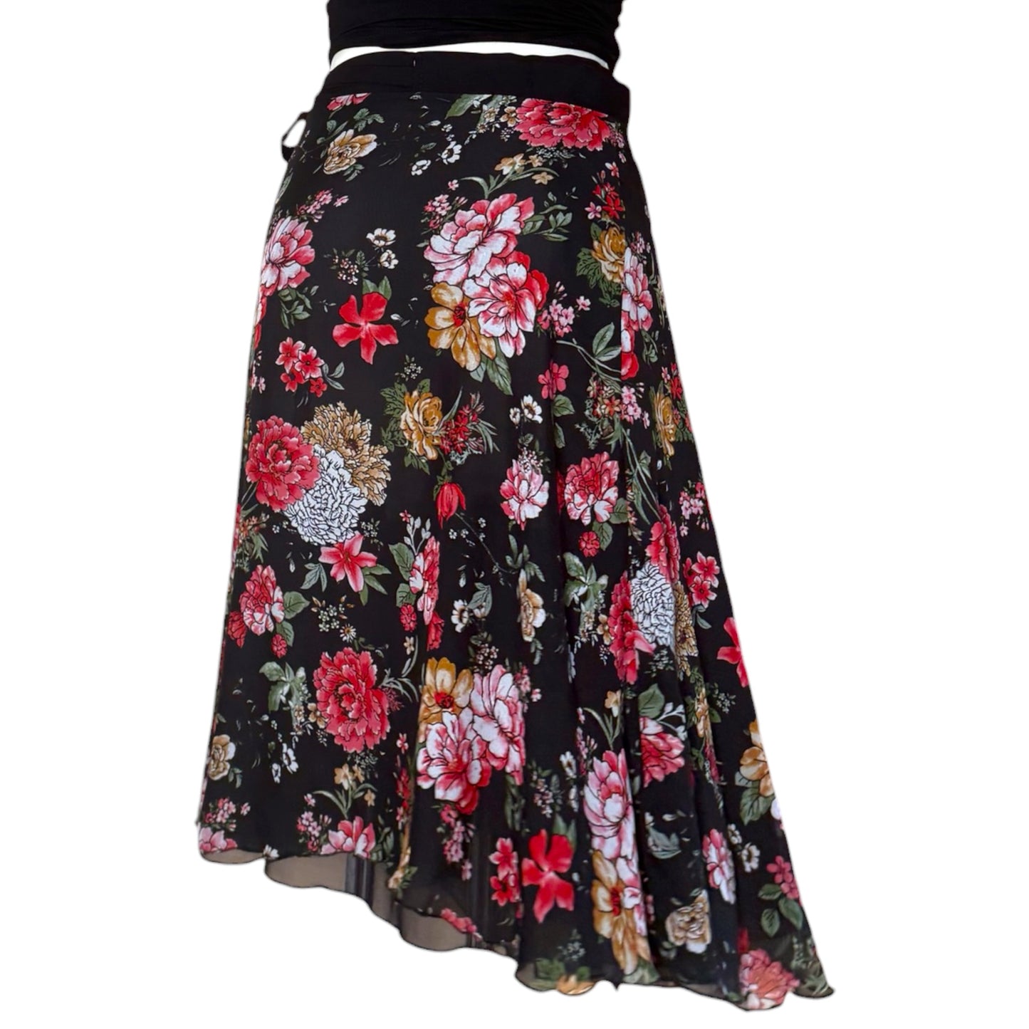 Tango skirt, wrap skirt, dance skirt - a unique piece in sizes L / XL / XXL