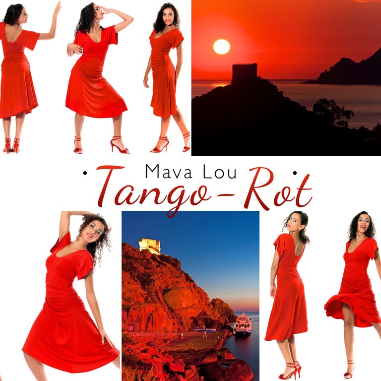 Tanzkleid Tangokleid Feuerland