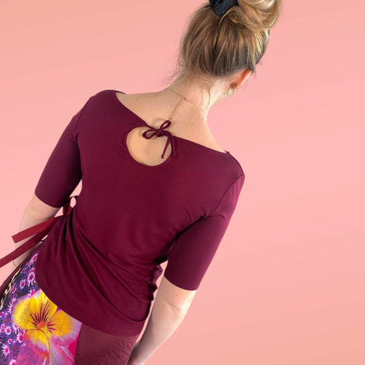 Tanzshirt Tangoshirt  - ein Unikat in Größe S