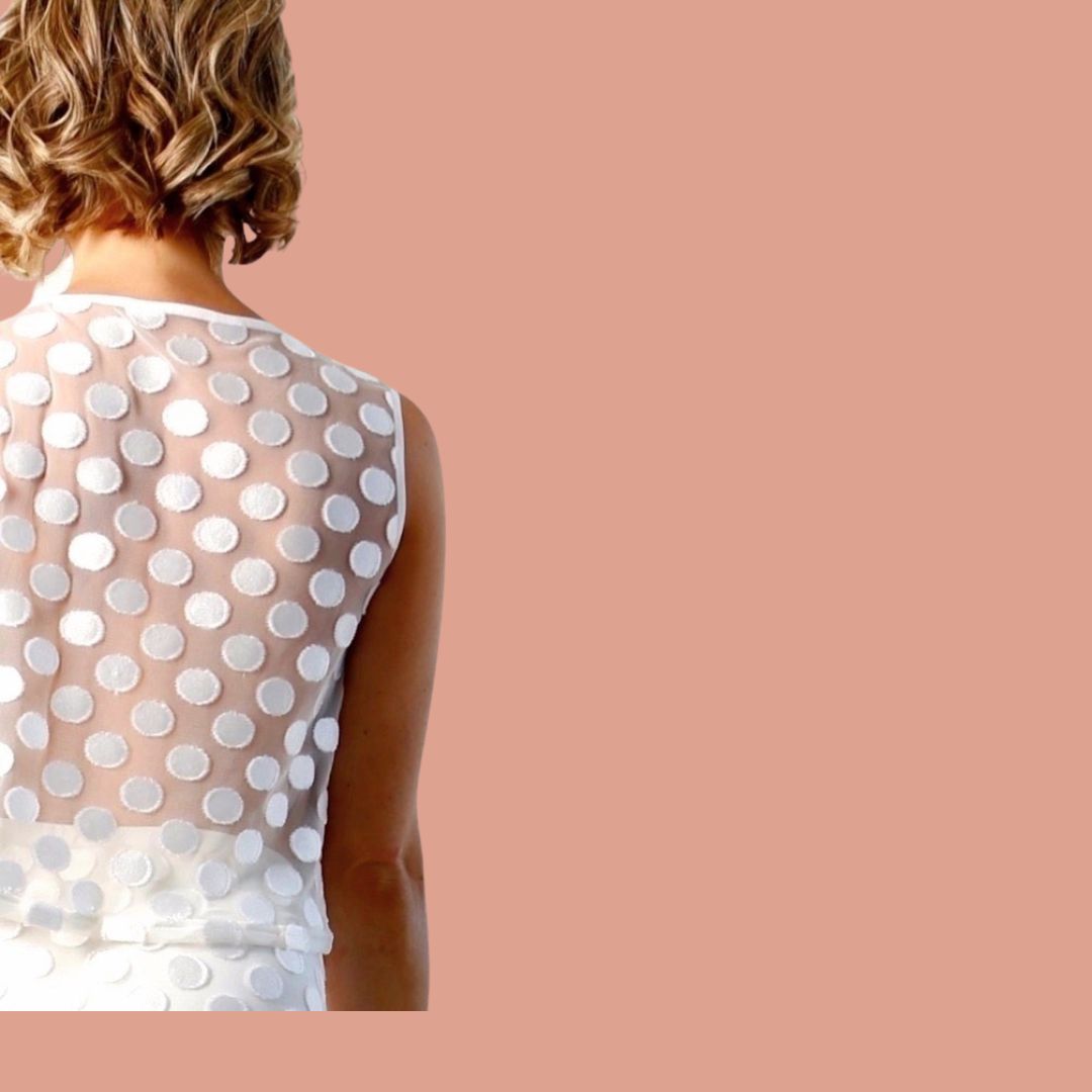 Tango top dance top - a unique piece in size S