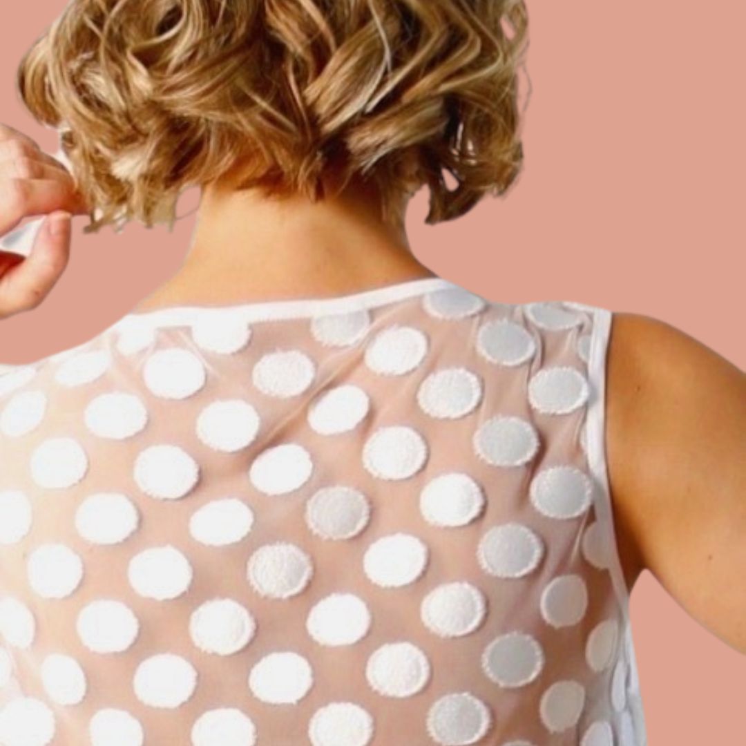 Tango top dance top - a unique piece in size S