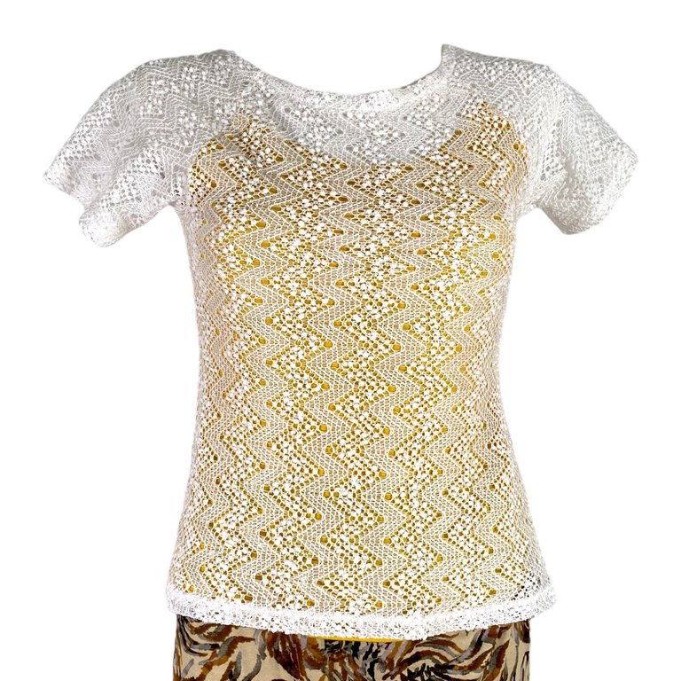 Tanzshirt Tangoshirt  - ein Unikat in Größe XS