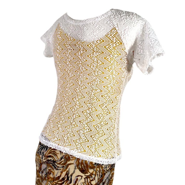 Tanzshirt Tangoshirt  - ein Unikat in Größe XS
