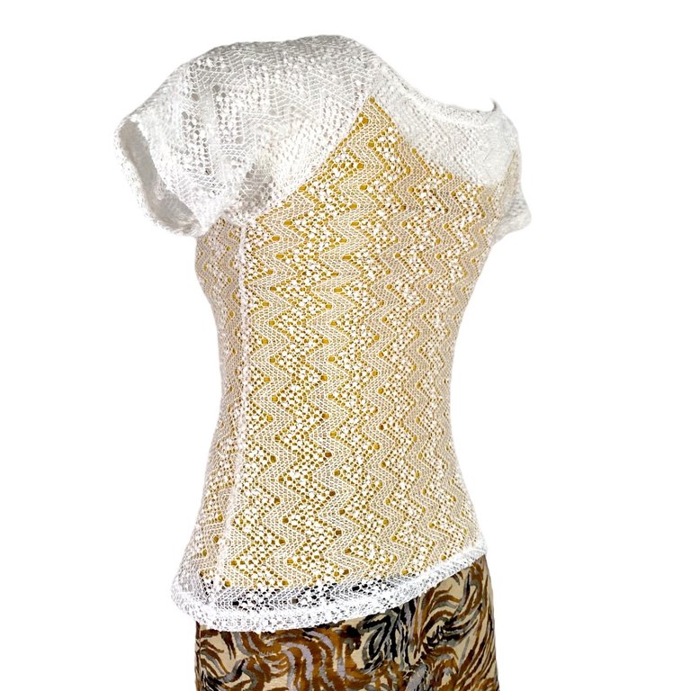 Tanzshirt Tangoshirt  - ein Unikat in Größe XS